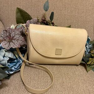 Anne Klein Ivory Crossbody Bag—Vintage